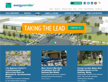 Tablet Screenshot of energycorridor.org